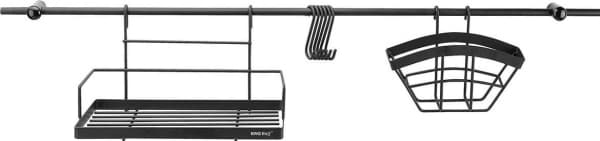 KingHoff RELING KJØKKEN 16 ELE. 150cm CZARNY KINGHOFF KH-1498
