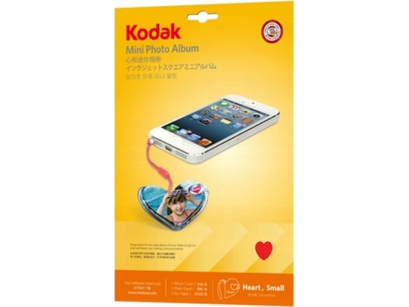 Kodak Mini Photo Album 20 Photos Kodak Self Printing - Red Heart