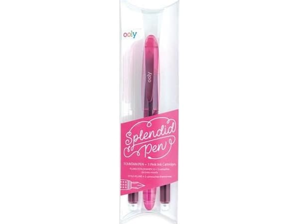 Colorful Balloons Splendid fountain pen pink + 3 cartridges