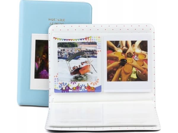 LoveInstant Album na 64 Zdjęcia do Fujifilm INSTAX Square SQ 6 - NIEBIESKI