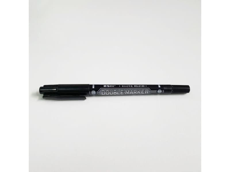 M&G Double-sided marker black Double (12 pcs) M&G