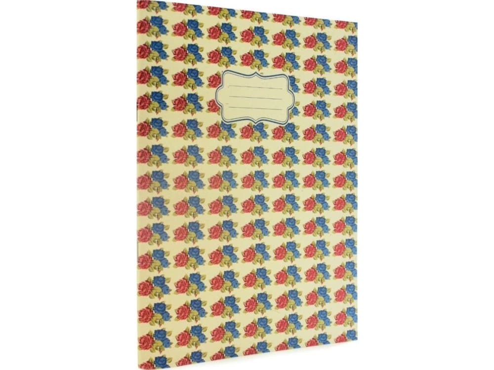 Make Notes Vintage B Notebook A4 40 pages line roses
