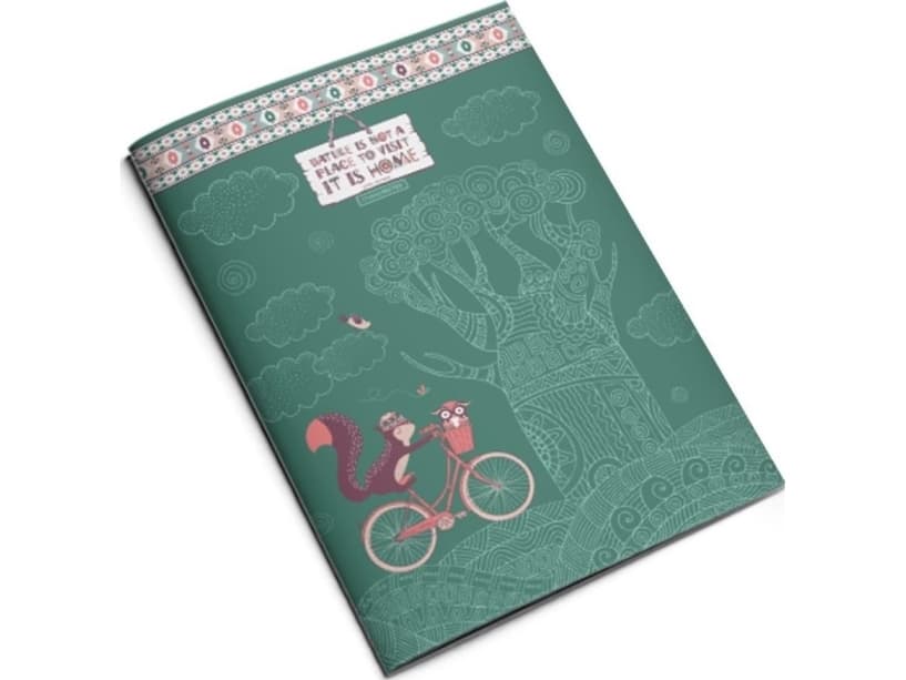 Make Notes Green Forest Notebook A5/40 pages check