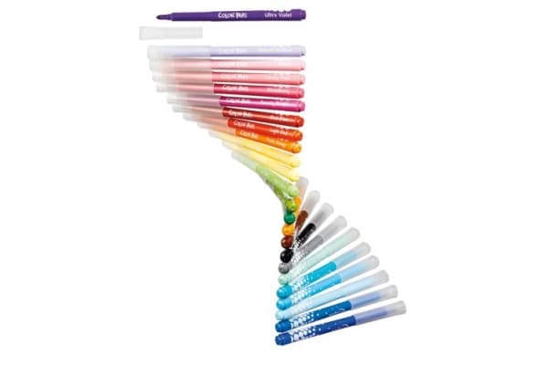 Maped Color''Peps Long Life, Medium, 24 färger, Multifärg, Multifärg, Rund, 24 styck