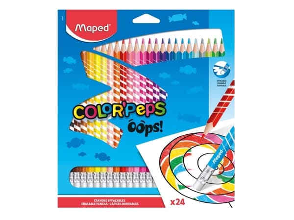 Maped OOPS!, Multifärg, 24 styck