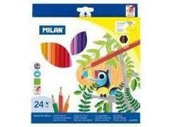 School crayons 24 colors MILAN
