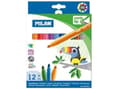 Miniatyrbild 3 av 3: Milan 0612312, 12 färger, Multifärg, Rundad spets, 0,75 mm, 3 mm, Multifärg
