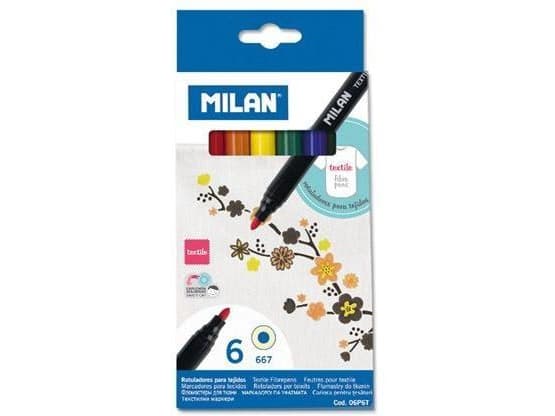 Sett med markører Milan Blue PVC (Ø 4 mm)