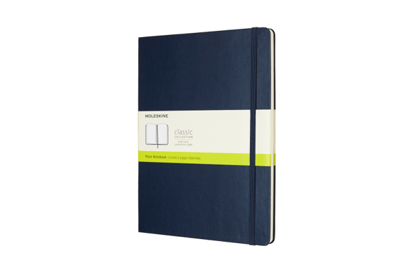 Moleskine 805-50-0285-513-6, Monokromatiskt, Blå, Mätt, 70 g/m ^, Inbunden, Vuxen