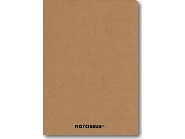 Narcissus Zeszyt A4/48K ruudukko Eco Kraft (6szt) NARCISSUS NARCISSUS