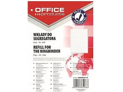 Office Products Binder refill A4/50 sheets checked - WIKR-987579