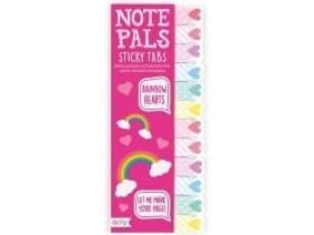 Ooly Sticky Notes Rainbow sydämet