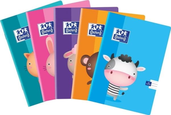 Oxford Notebook A5/16K double line Kids (10 pcs)