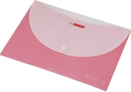 Panta Plast Focus Kuvert A4 2 fickor rosa (C335)