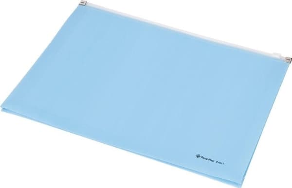 Panta Plast Focus konvolutt med glidelås, flat, A4 (C4604)