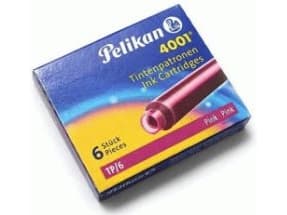Pelikan 4001 TP/6 - Bläckptron - rosa (paket om 6) - för Pelikano P481; R480; Junior P67