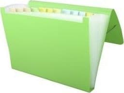 Penmate Folder with compartments A4 PP-104 green PENMATE