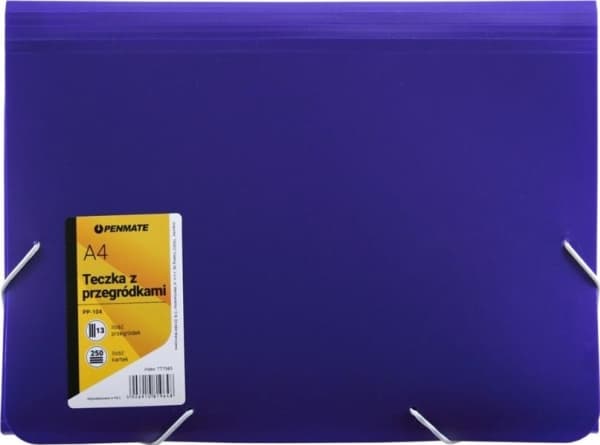 Penmate Mapp med fack A4 PP-104 lila (315717)