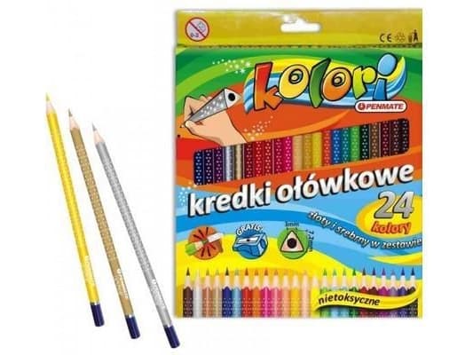 Penmate Kredki oĹ'Ăłwkowe Kolori 24 kolory