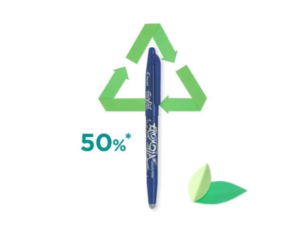 Pilot FriXion Ball, Stiftpenna, Multifärg, Svart, Återvunnen plast, Plast, 0,7 mm, 0,35 mm