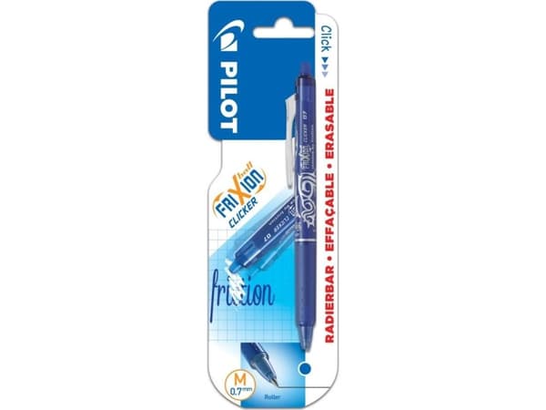 Pilot 3131910212140, Indragbar gelpenna, Blå, Blå, Plast, Gummi, Blåsa, 1 styck