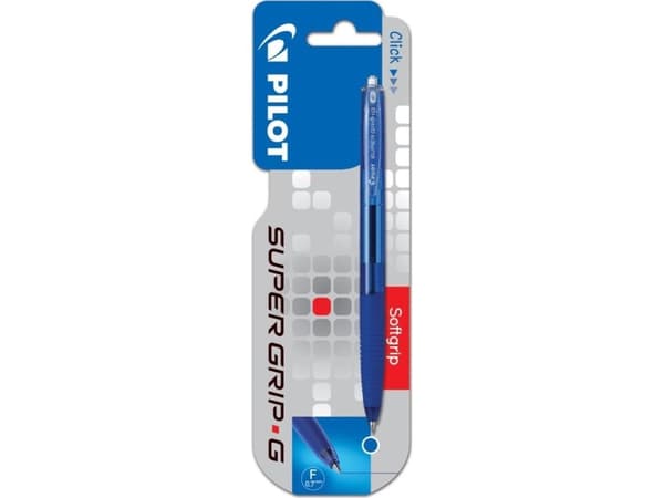 Pilot Super Grip G automatisk kulepenn. 0,7 blå PILOT