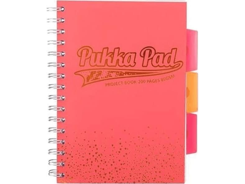 Pukka Pad Project Book Blush Coral B5/100K grille (3 pieces)