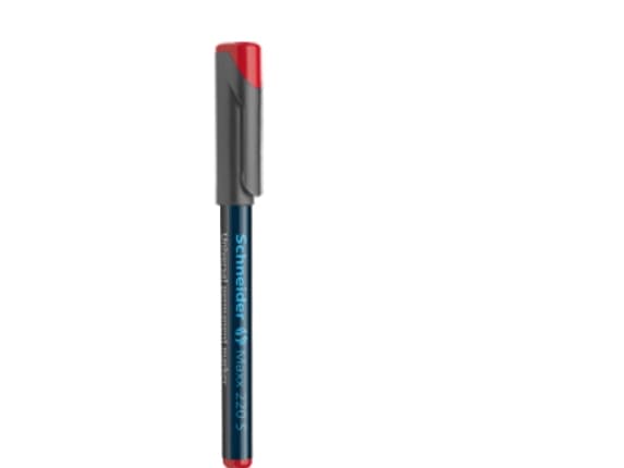 Schneider Schreibgeräte Maxx 220 S Permanent, Röd, 0,4 mm