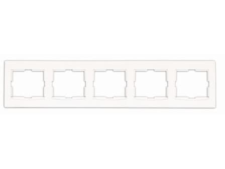 Schneider Electric Anya femdelt ramme hvit AYA5800921