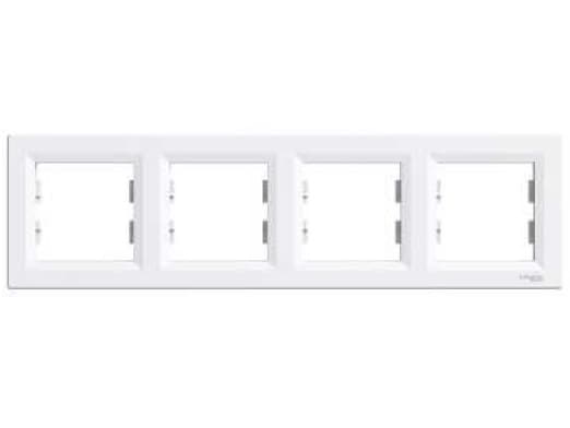 Schneider Electric Quadruple frame Asphora white EPH5800421