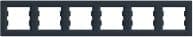 Schneider Electric 6-fold horizontal frame anthracite (EPH5800671)