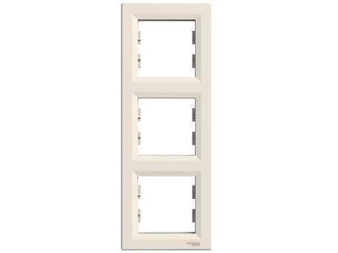 Schneider Electric Ramka potrójna Asfora Cremeowa EPH5810323