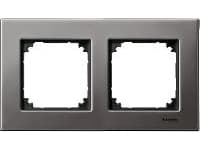 Schneider Electric Merten M-Elegance Metal frame double metallic gray (MTN403214)