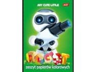 En notatbok med farget papir A5 10k p50 MAJEWSKI