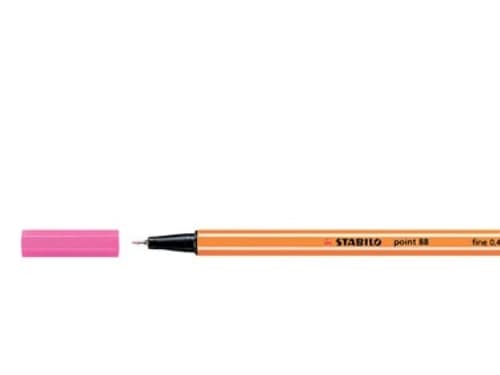 STABILO point 88, Rosa, Oransje, Rosa, Sekskantet, Metall, 0,4 mm, Tyskland