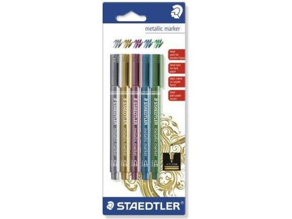 Staedtler 8323, Flerfarget, Flerfarget, 5 farger, Rund, 1 mm, 2 mm