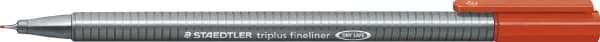 STAEDTLER triplus 334 - Fineliner - rød - vannbasert blekk - 0.3 mm - superfin