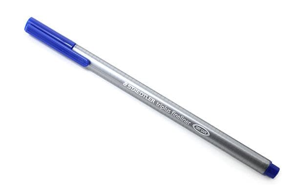 STAEDTLER triplus - Fineliner - blå - vannbasert blekk - 0.3 mm - superfin