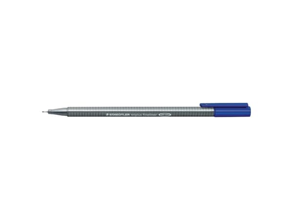 STAEDTLER triplus - Fineliner - blå - vannbasert blekk - 0.3 mm - superfin