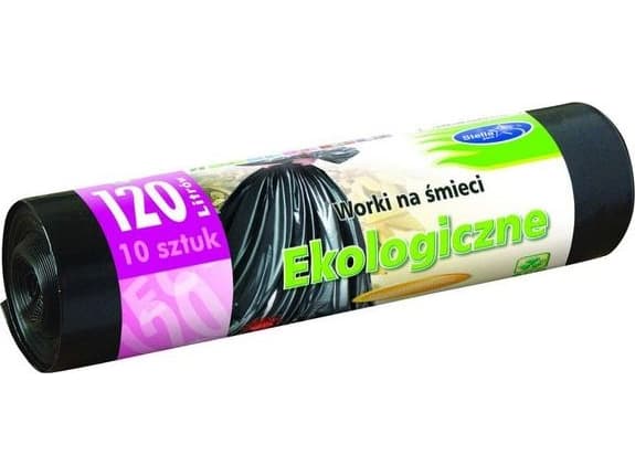 Stella Pack STELLA PACK Ecological garbage bags, 120l, 10 items per roll