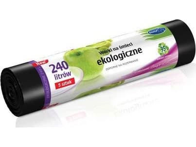 Stella Pack STELLA PACK Ecological garbage bags 240l, 5 pcs per roll