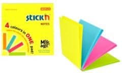 Stickn Notes samoprzylepny Magic Pad Neon mix 4 kolory -(155268)