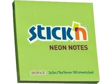 Stickn muistilaput neonvihreä (155274)