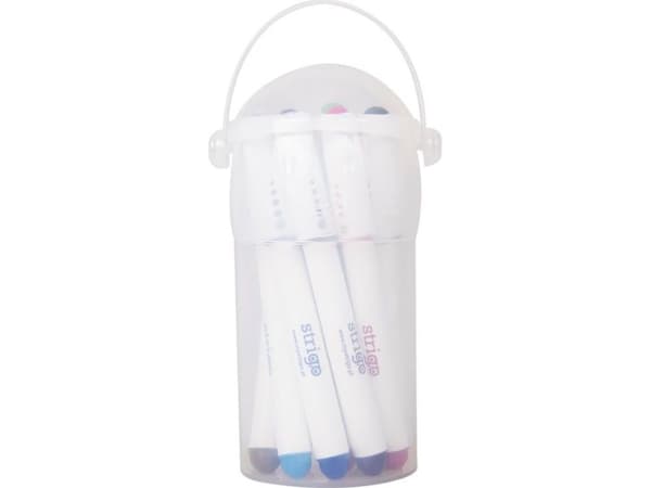 Strigo Felt-tip pens - Bucket 12 pieces