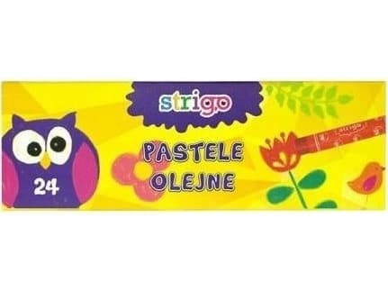 Strigo Oljepastellkritor 24 färger STRIGO