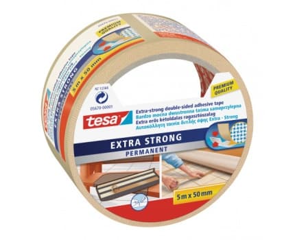 Tesa Double-sided tape for flooring Super Strong 50mm 5m H0567001