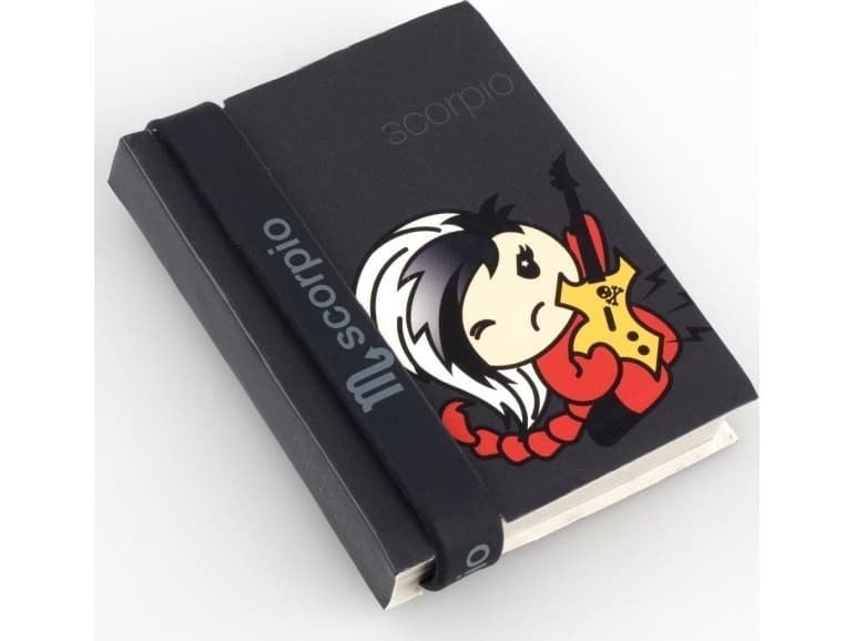 Thinking Gifts Zodiac - notebook with wristband - Scorpio (335121)