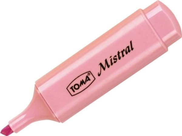 Toma highlighter Mistral Pastellrosa (10st) TOMA
