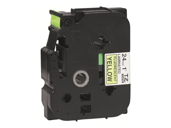 Brother TZC51 - Svart på gult - Rull (2,4 cm x 8 m) laminert teip - for Brother PT-D600; P-Touch PT-3600, D800, E550, P750, P900, P950; P-Touch Cube
