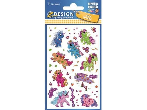 Zdesign Glitter tarroja - Ponit / yksisarviset